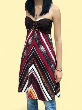 Vintage Y2K Strapless Dress